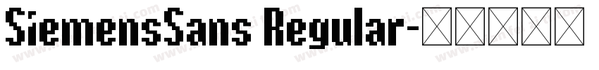 SiemensSans Regular字体转换